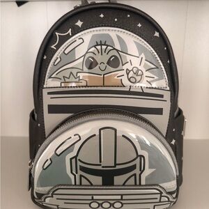 Loungefly Star Wars Mandalorian Grogu Mini Backpack – Excellent Condition